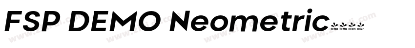FSP DEMO Neometric字体转换 FSP DEMO Neometric字体转换